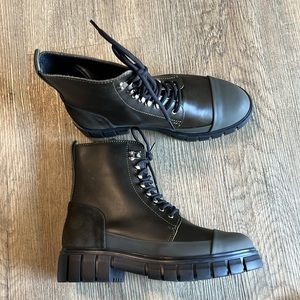 Shop The Bear REBEL LACE-UP BOOT LEATHER khaki size 39/8